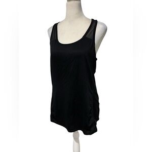 Danskin Women's Black Mesh Tank Top Size Medium